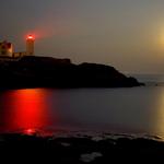 Cape Neddick Light, Maine, US 1A.  After his day on the Allison E, Heat-Moon headed south on US 1 (BH 357).